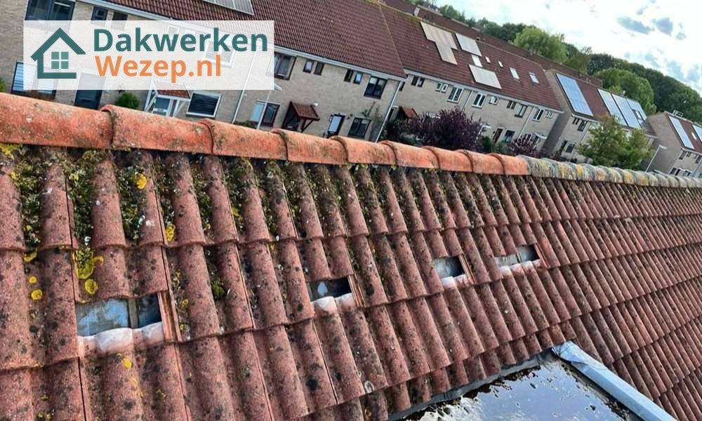 Een dakrenovatie bij oud pannendak in Wezep